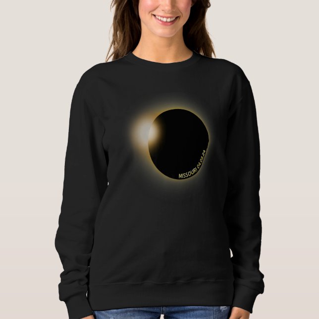 Missouri Solar Eclipse 2024 for Astronomy Sweatshirt (Front)