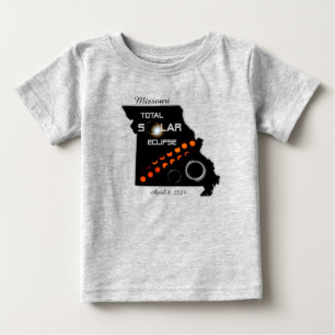 Missouri Solar Eclipse Baby Toddler T-shirt