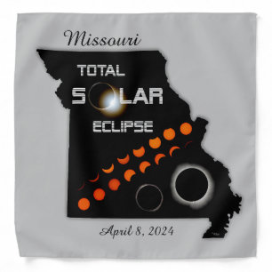 Missouri Solar Eclipse Bandana