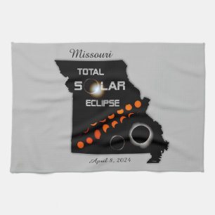 Missouri Solar Eclipse Kitchen Towel