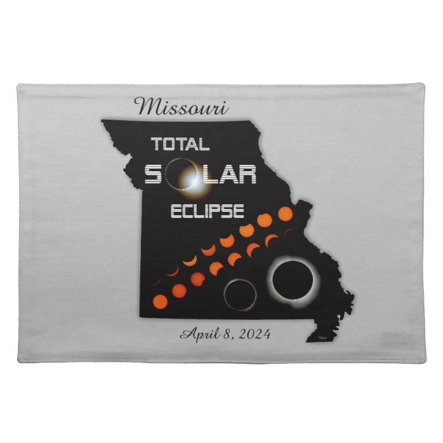 Missouri Solar Eclipse Placemat (Front)