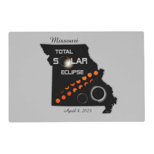 Missouri Solar Eclipse Placemats