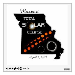Missouri Solar Eclipse Wall Decal
