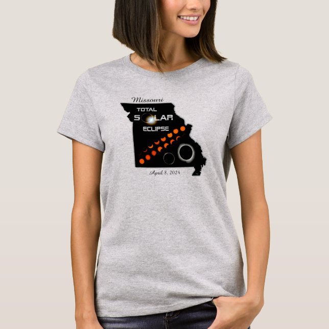 Missouri Solar Eclipse Women's T-Shirt (Front)