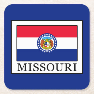 Missouri Square Paper Coaster