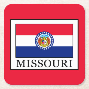 Missouri Square Paper Coaster