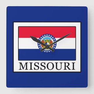 Missouri Square Wall Clock