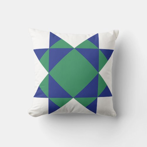 Missouri Star Throw Pillow  Barn Quilt