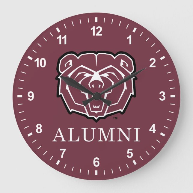 Missouri State Alumni Large Clock (Front)