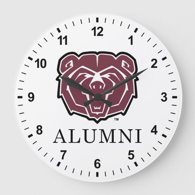 Missouri State Alumni Large Clock (Front)