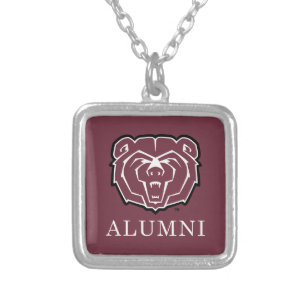 Missouri State Alumni Silver Plated Necklace