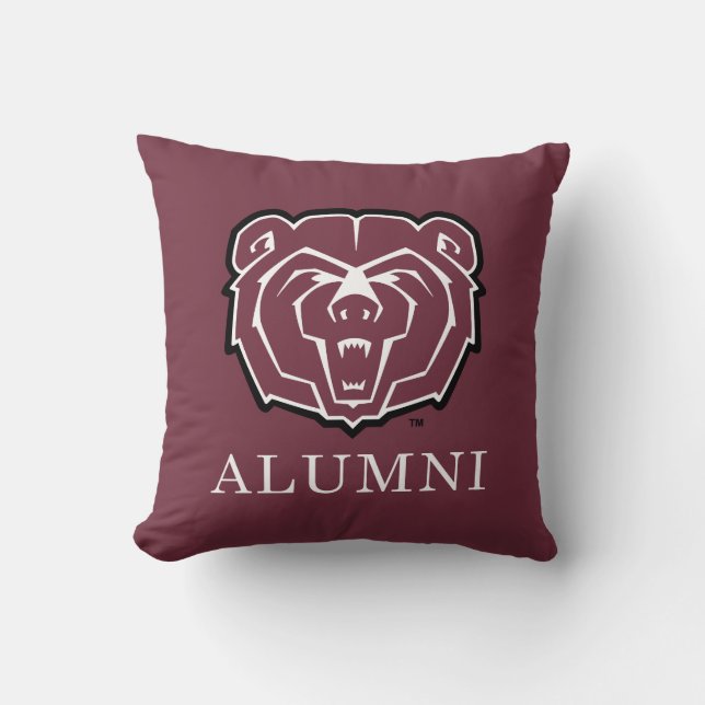 Missouri State Alumni Throw Pillow (Front)