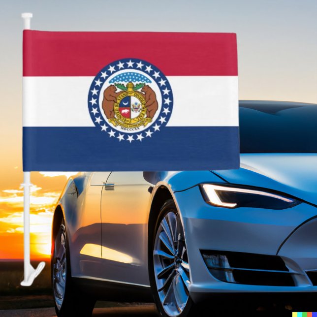 Missouri State Car Flag (Missouri State Car Flag)