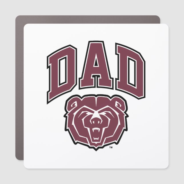 Missouri State Dad Car Magnet (Front)