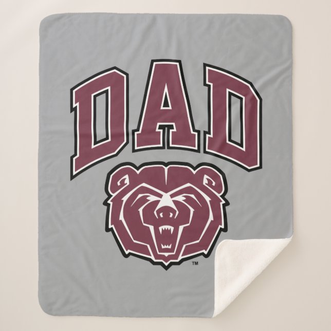 Missouri State Dad Sherpa Blanket (Front)