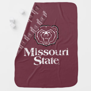 Missouri State Distressed Baby Blanket