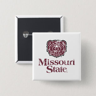 Missouri State Distressed Button