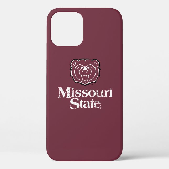 Missouri State Distressed Case-Mate iPhone Case (Back)