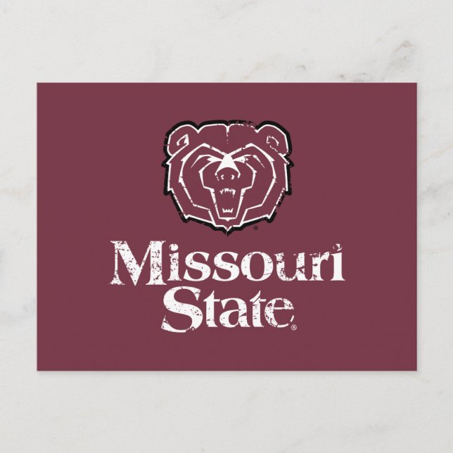 Missouri State Distressed Invitation Postcard (Front)