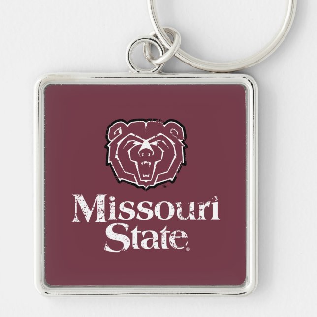 Missouri State Distressed Keychain (Front)