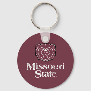 Missouri State Distressed Keychain
