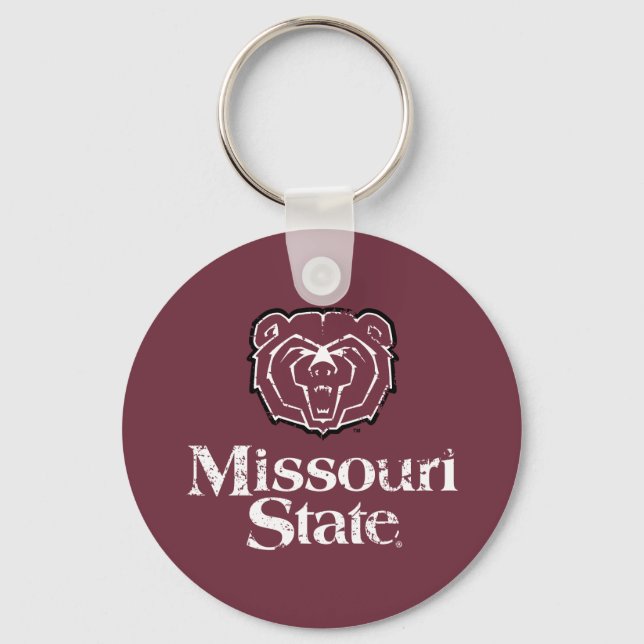 Missouri State Distressed Keychain (Front)