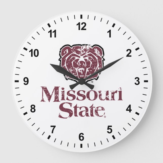 Missouri State Distressed Large Clock (Front)