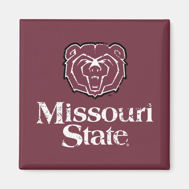 Missouri State Distressed Magnet (Front)
