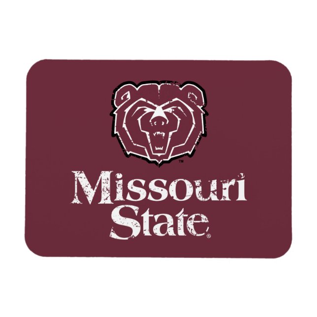 Missouri State Distressed Magnet (Horizontal)