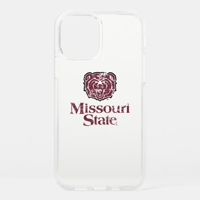 Missouri State Distressed Speck iPhone 12 Pro Case (Front)