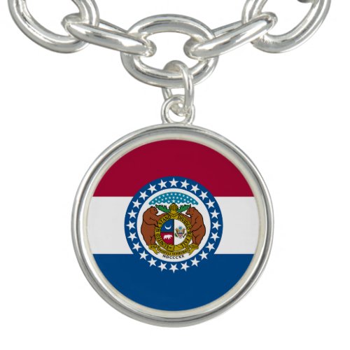 Missouri State Flag Bracelet