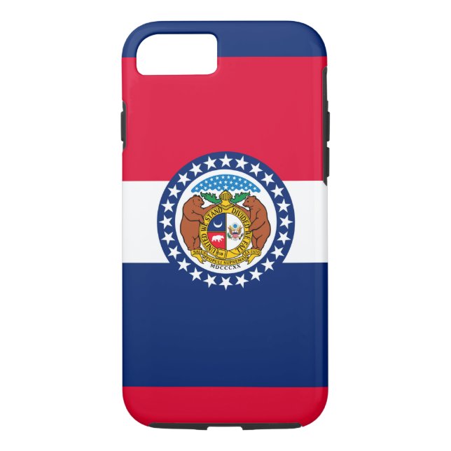 Missouri State Flag Design Case-Mate iPhone Case (Back)