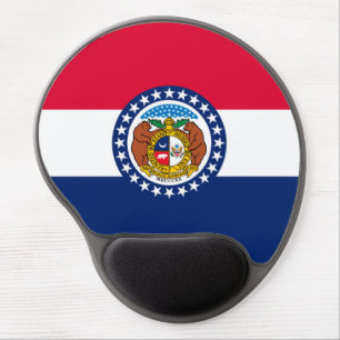Missouri State Flag Design Gel Mouse Pad