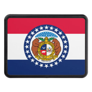 Missouri State Flag Design Hitch Cover