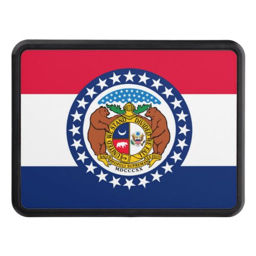 Missouri State Flag Design Hitch Cover