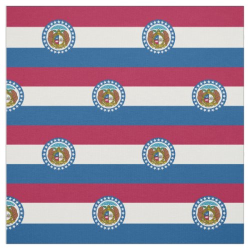 Missouri State Flag Fabric