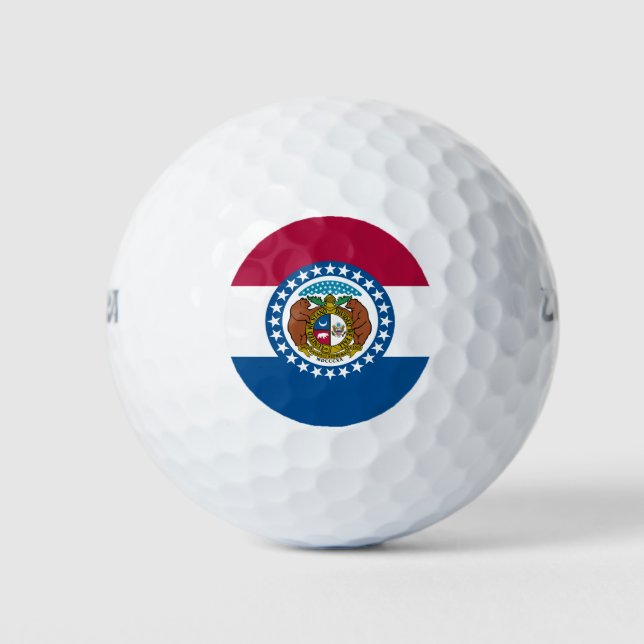 Missouri State Flag Golf Balls (Front)