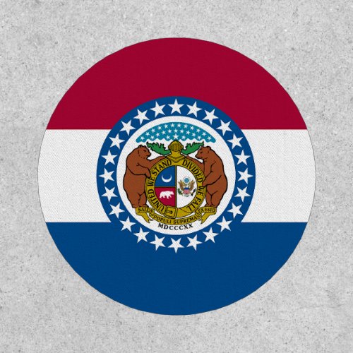 Missouri State Flag Patch