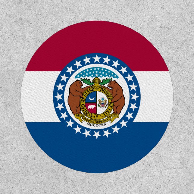 Missouri State Flag Patch (Front)