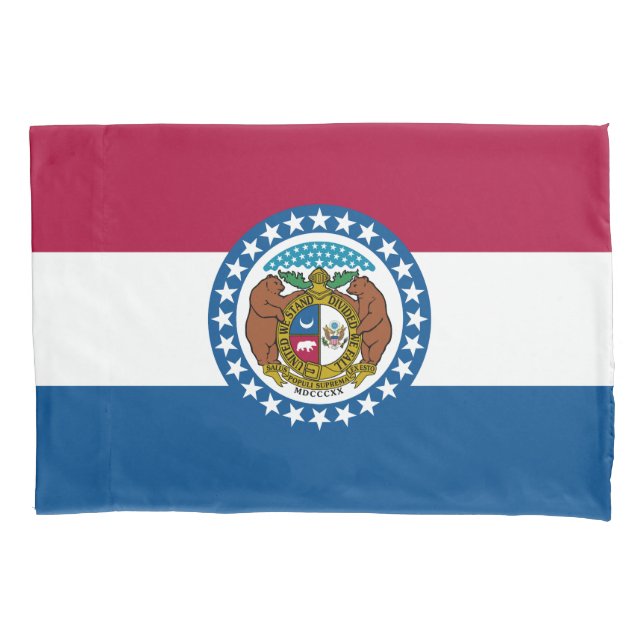 Missouri State Flag Pillow Case (Front)