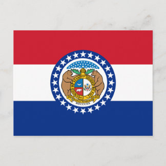 Missouri State Flag Postcard