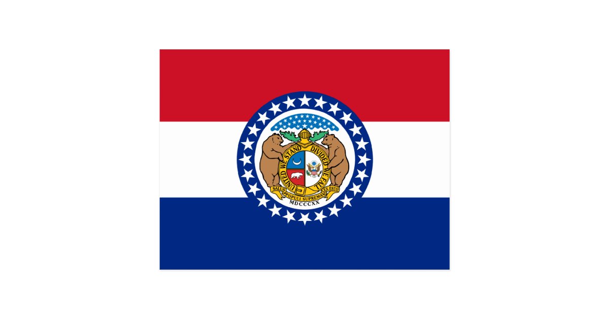 Missouri State Flag Postcard | Zazzle.com