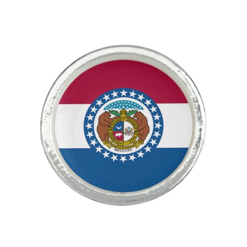 Missouri State Flag Ring