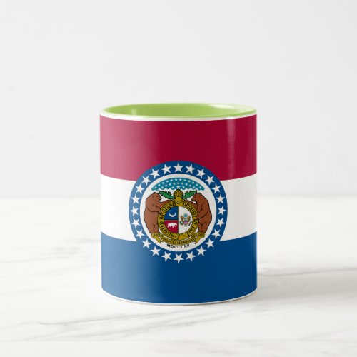 Missouri State Flag Two_Tone Coffee Mug