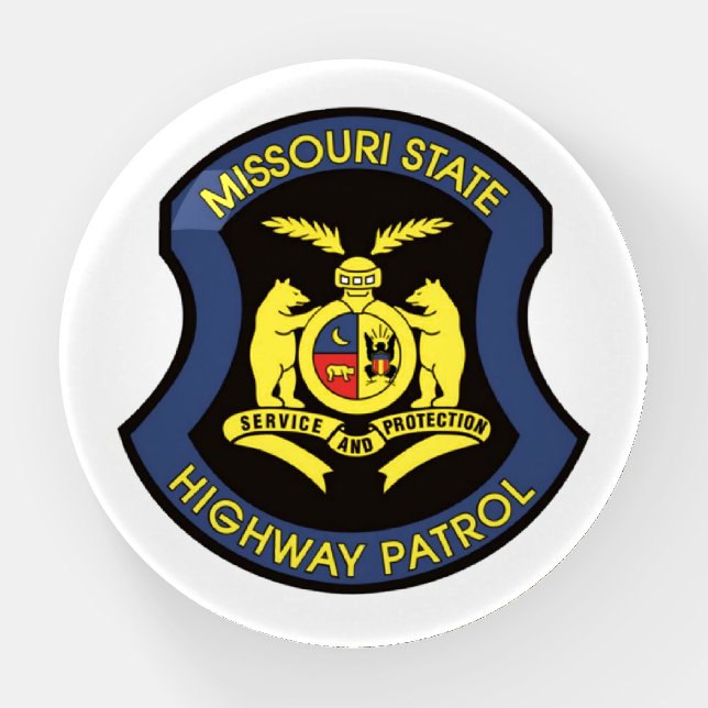 Missouri State Highway Patrol Paperweight (Front)
