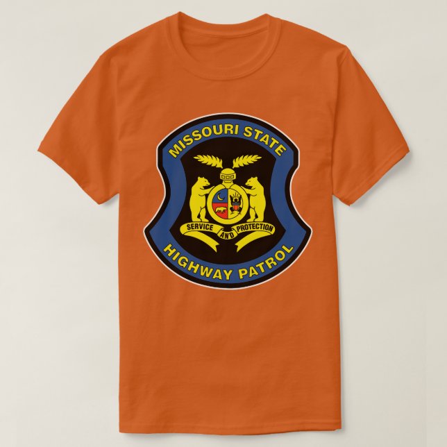 Missouri State Highway Patrol Seal Badge seal embl T-Shirt (Design Front)