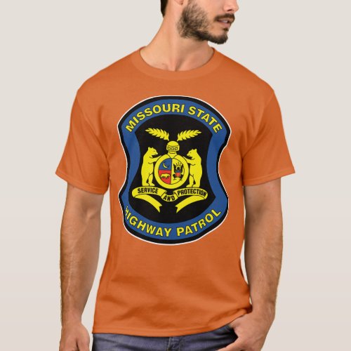 Missouri State Highway Patrol Seal Badge seal embl T_Shirt
