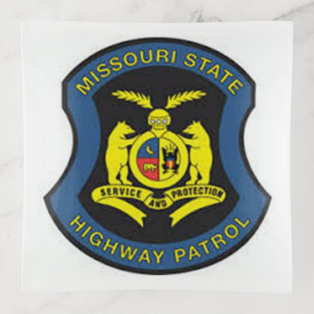 Missouri State Highway Patrol Trinket Tray (Front)