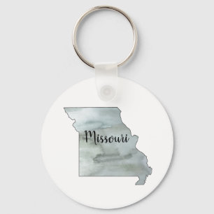 Missouri State Illustration Art Keychain