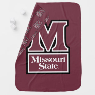 Missouri State M Baby Blanket